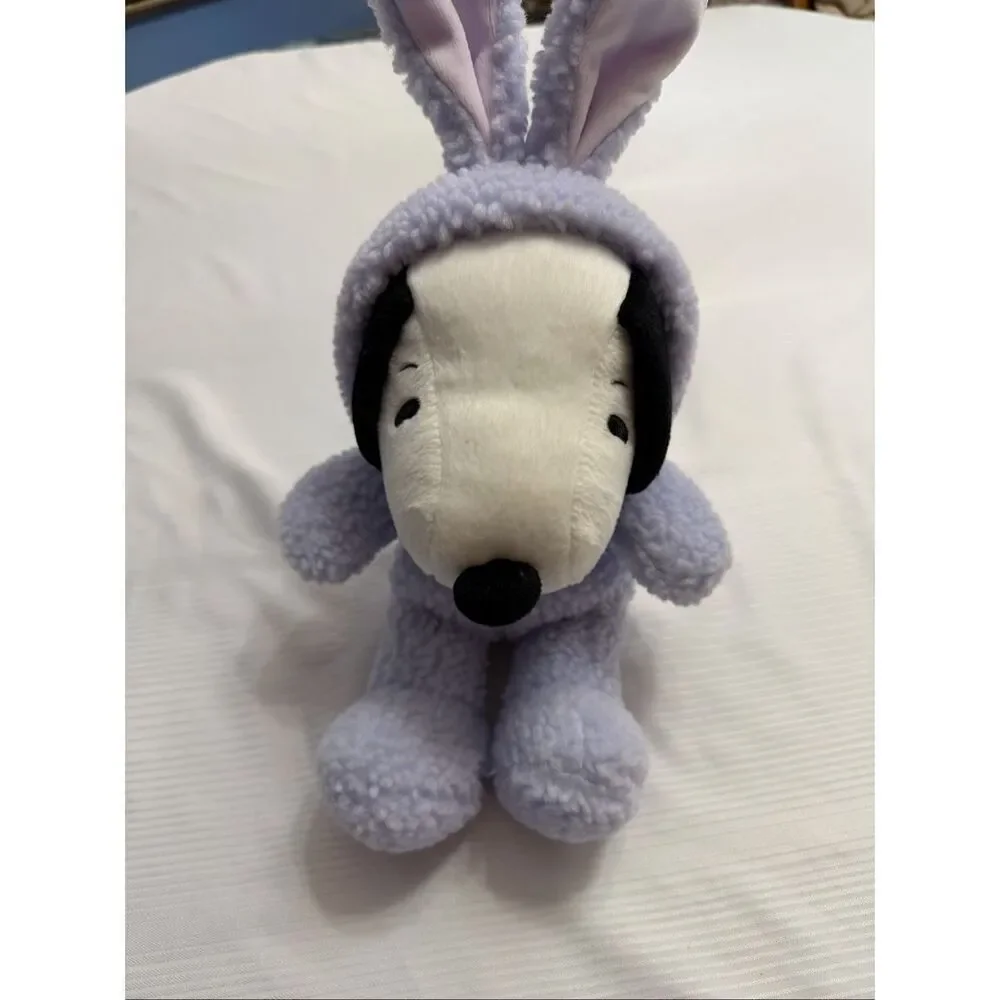 Peanuts Snoopy 12 inch Plush Easter Lavender Bunny Halloween Costume Hallmark